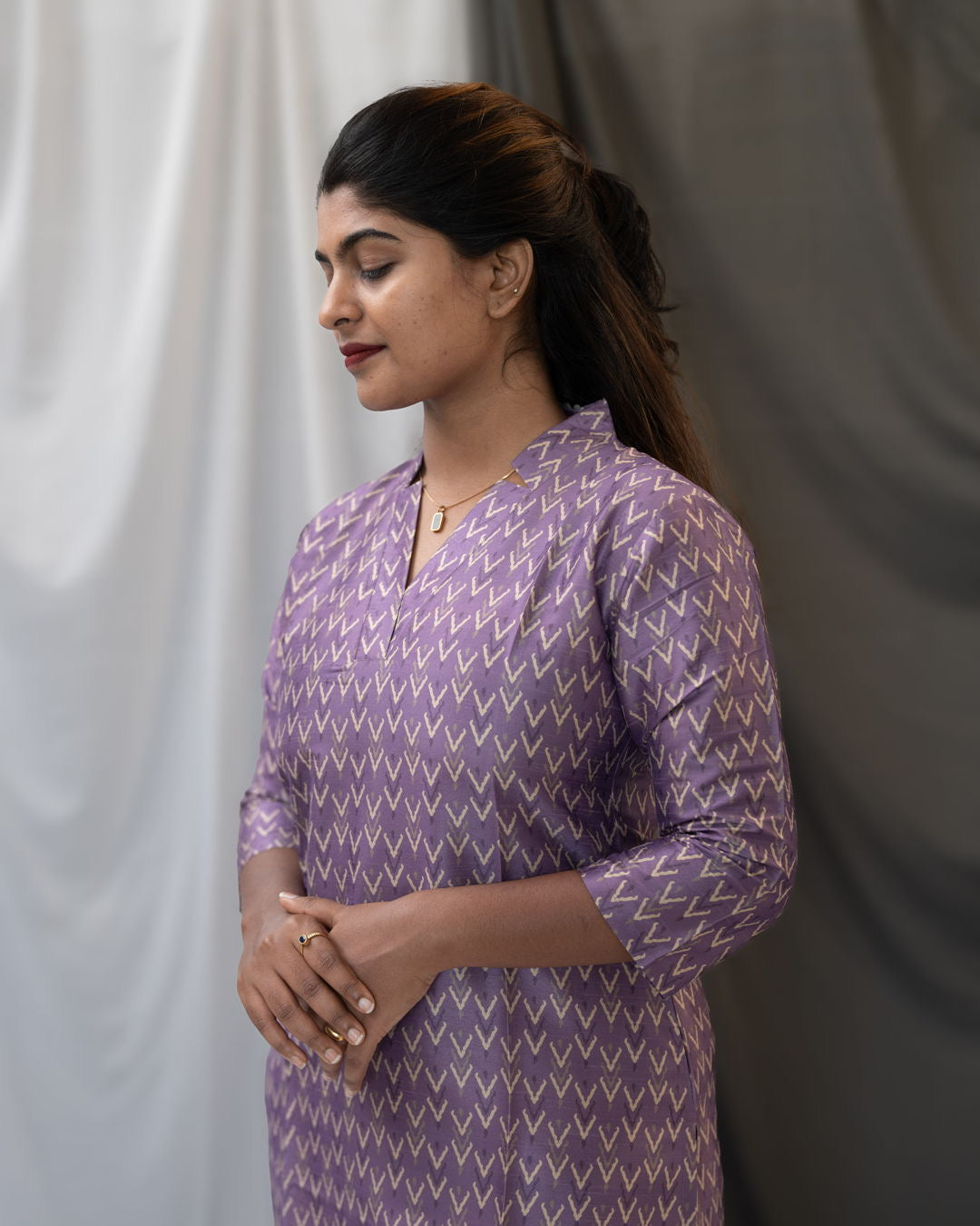 Pure Tusser Straight Kurti