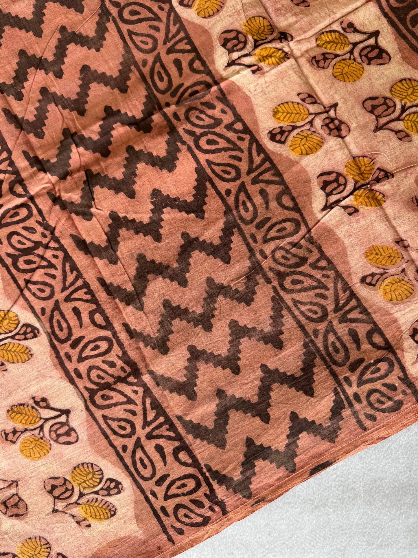 Pure Handblock Printed Mulmul Cotton