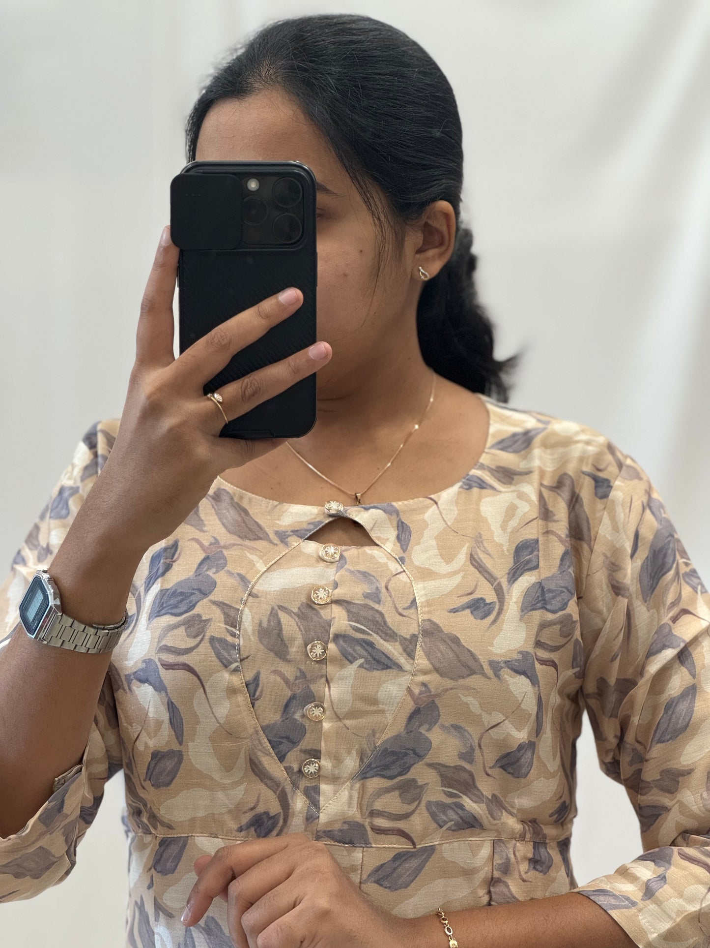 Chanderi Cotton Maxi