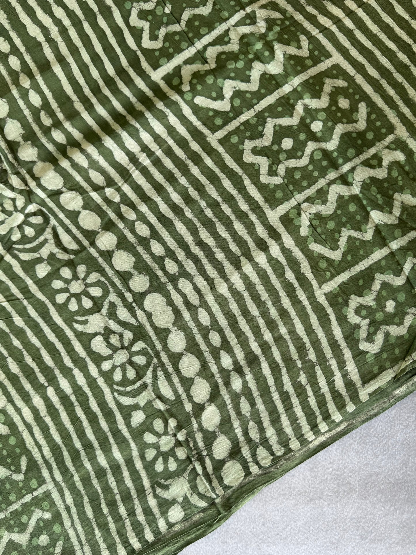 Pure Handblock Printed Mulmul Cotton