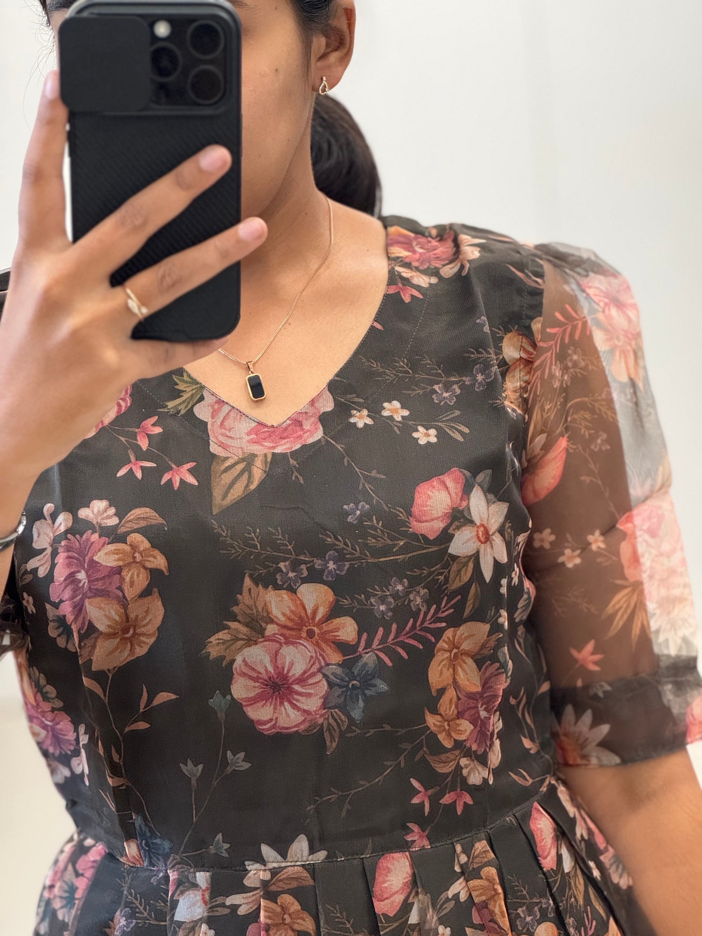 Organza Umbrella Kurti