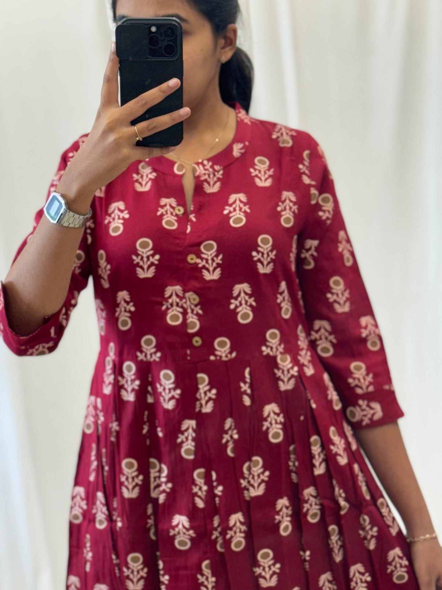 Cotton Umbrella Kurti
