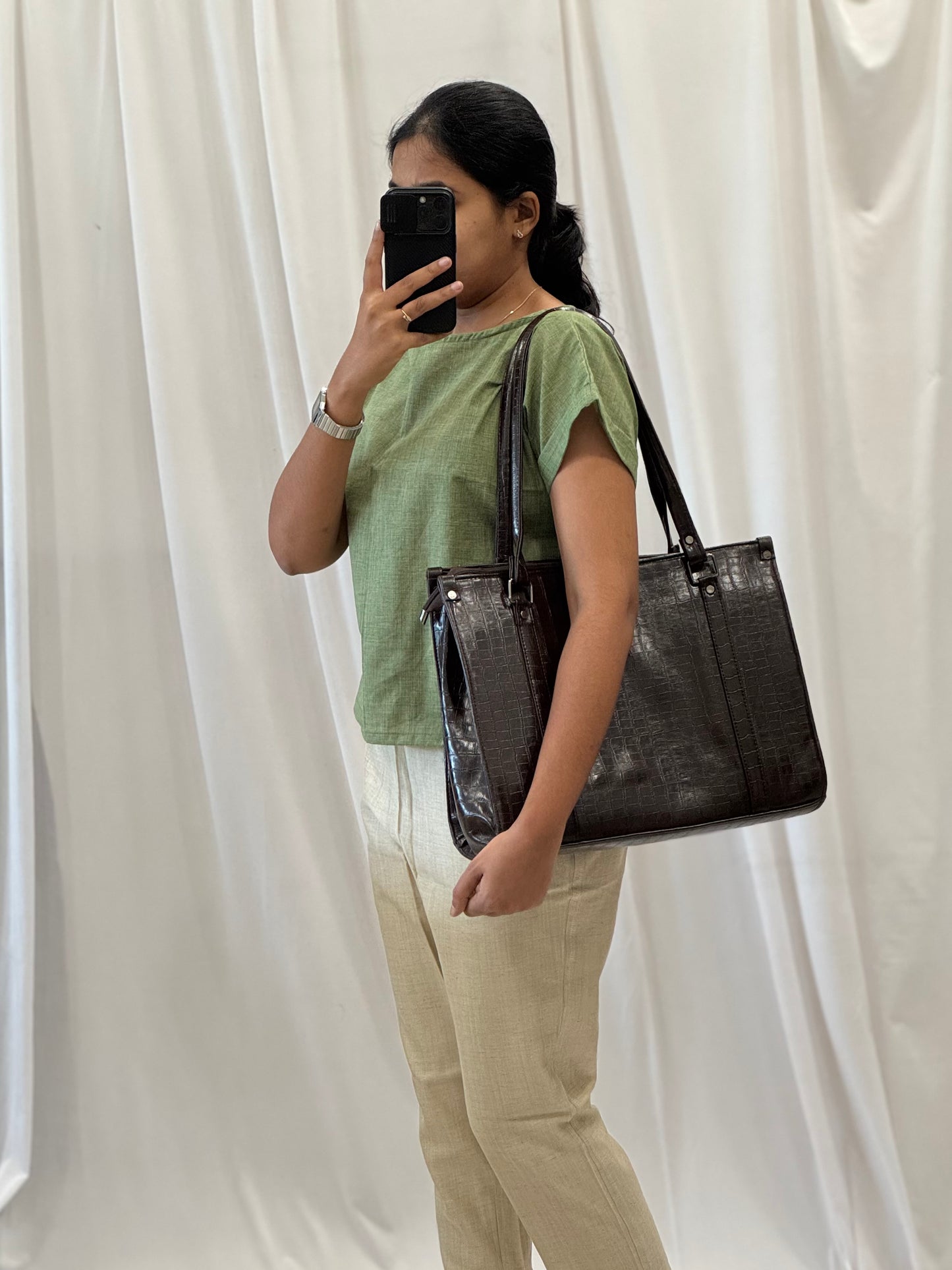 Linen Loose Fit Top