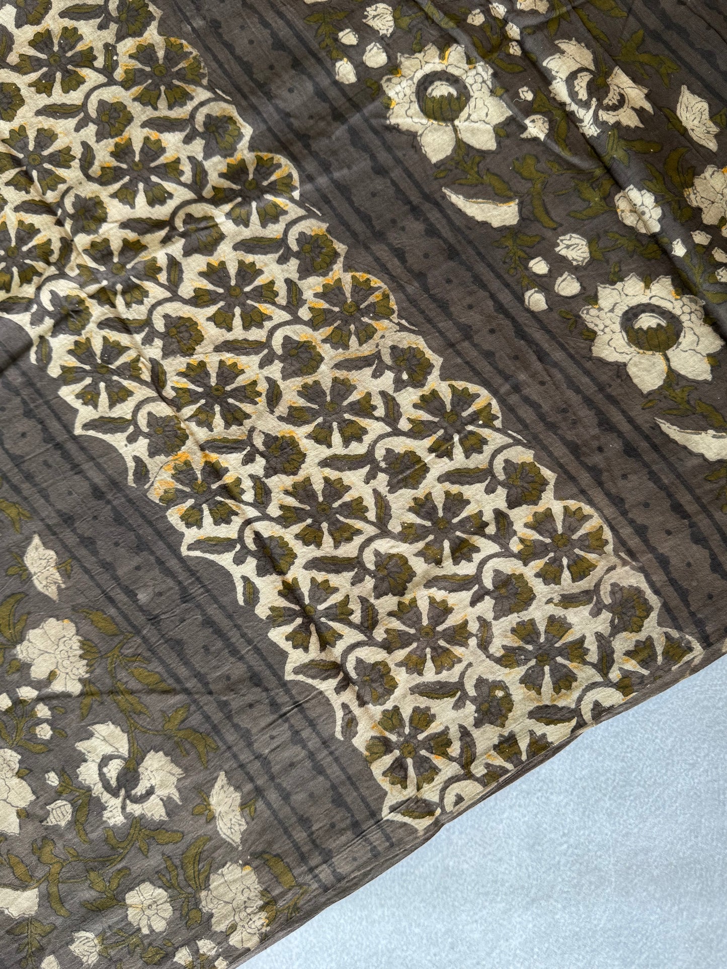 Pure Handblock Printed Mulmul Cotton