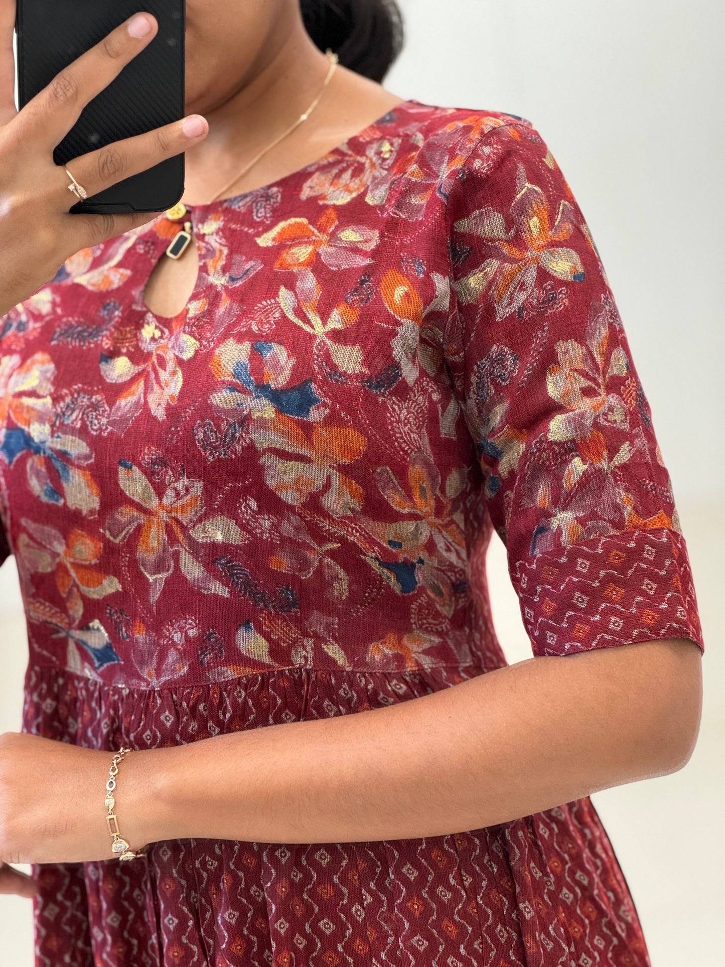 Rayon Nyra cut Kurti