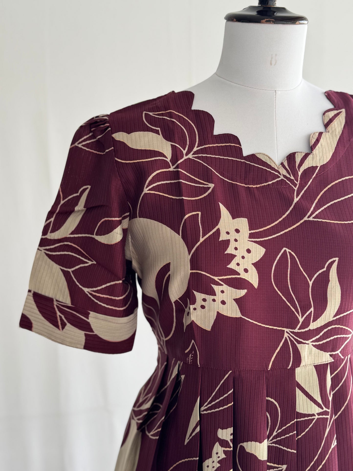 Textured Satin Rayon Umbrella Kurti