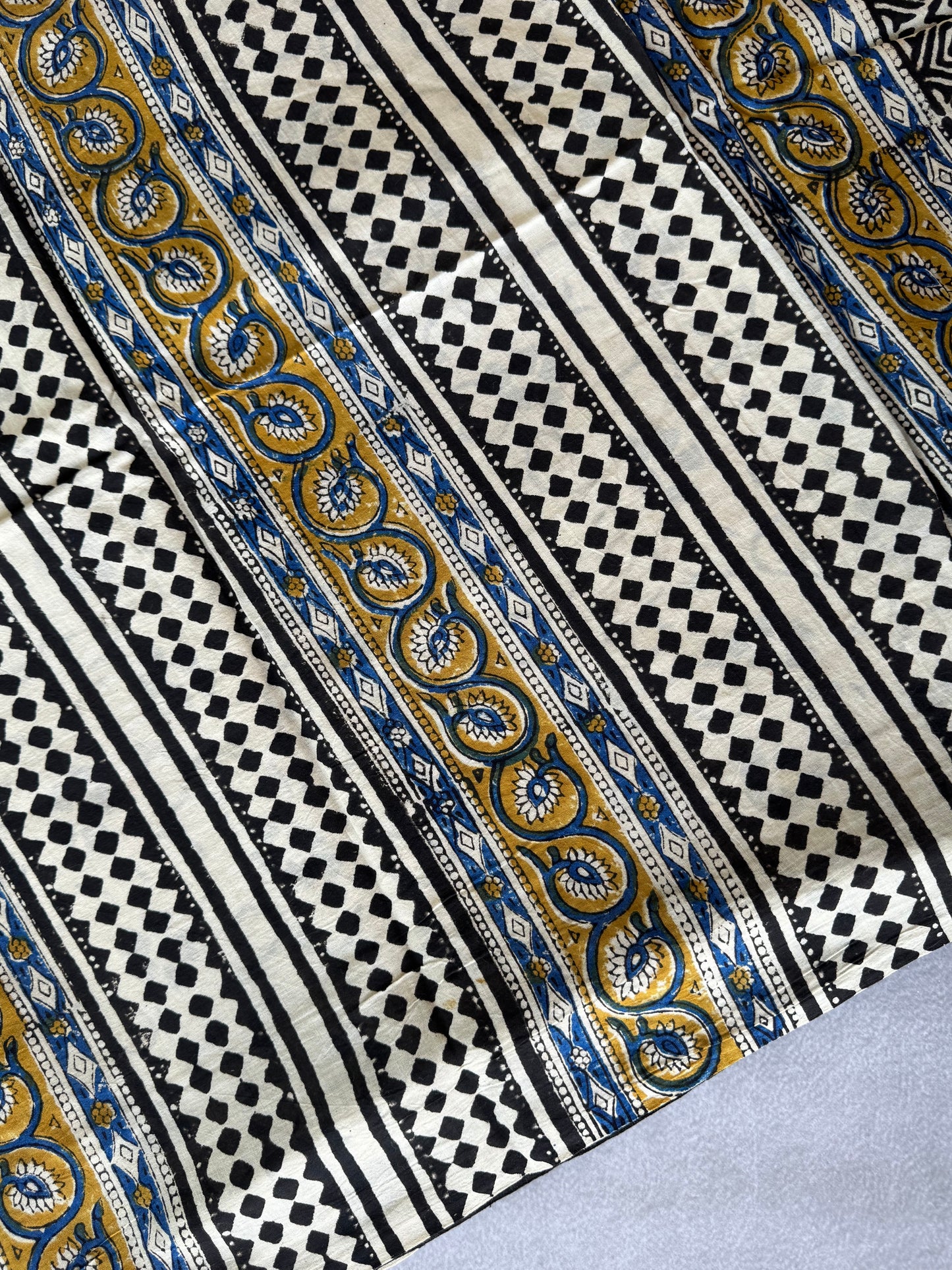 Pure Handblock Printed Mulmul Cotton