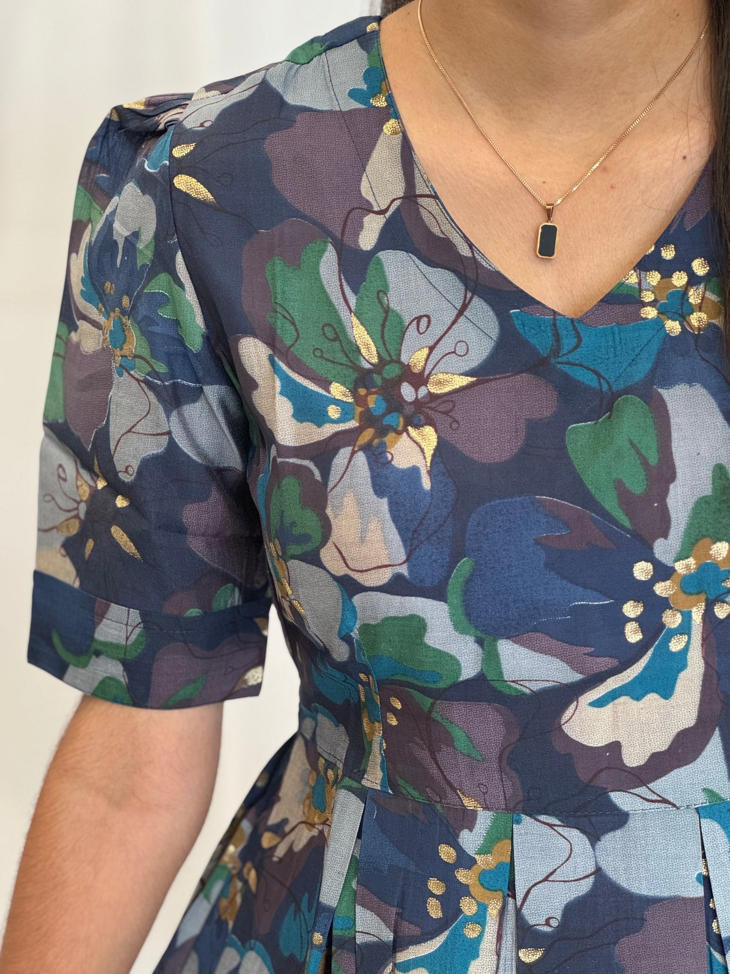 Modal Chanderi Umbrella Kurti