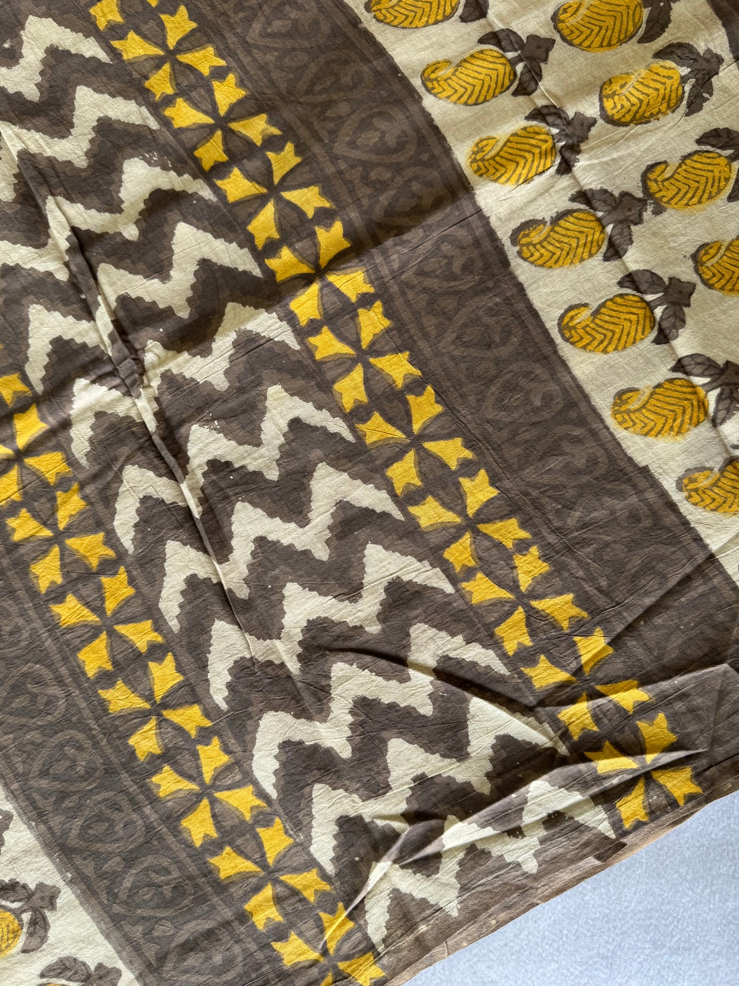 Pure Handblock Printed Mulmul Cotton