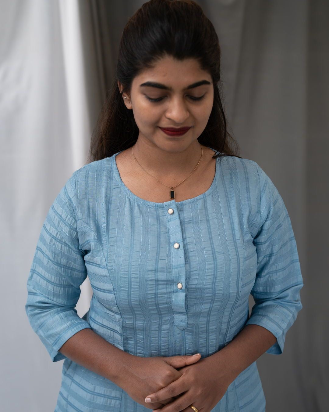 Spun Straight Kurti With Extra Flare