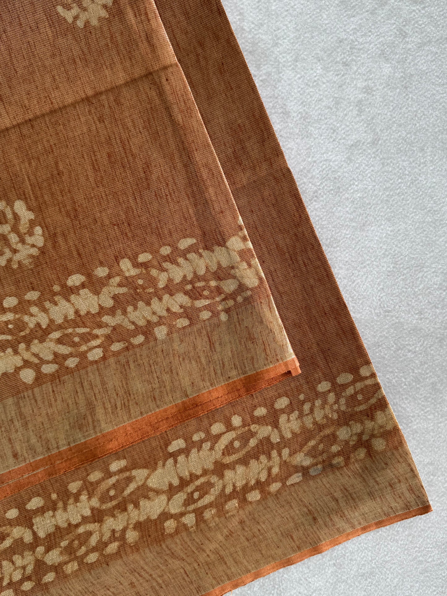 Batik Printed Tissue Cotton Saree
