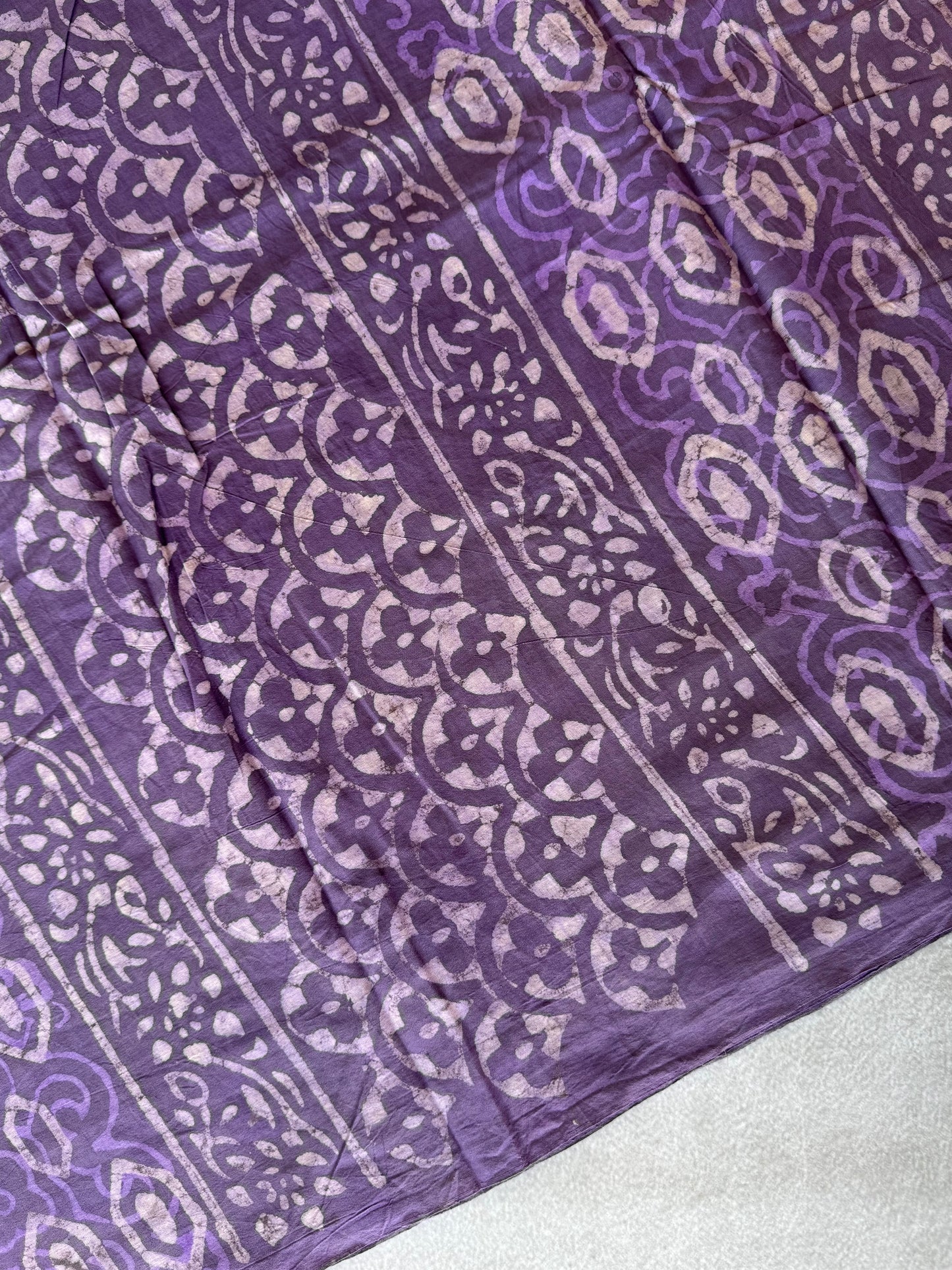 Pure Handblock Printed Mulmul Cotton