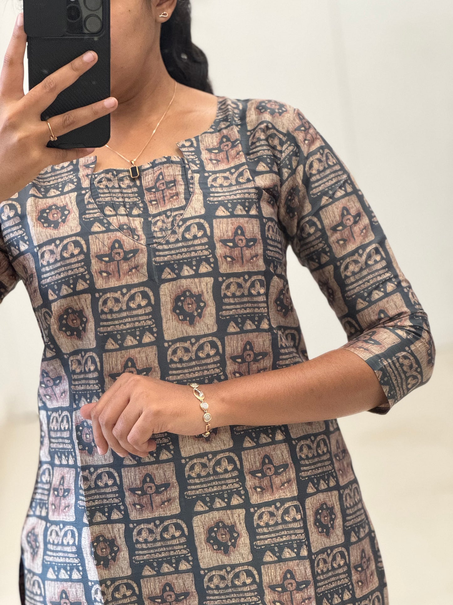 Pure Tusser Straight Kurti