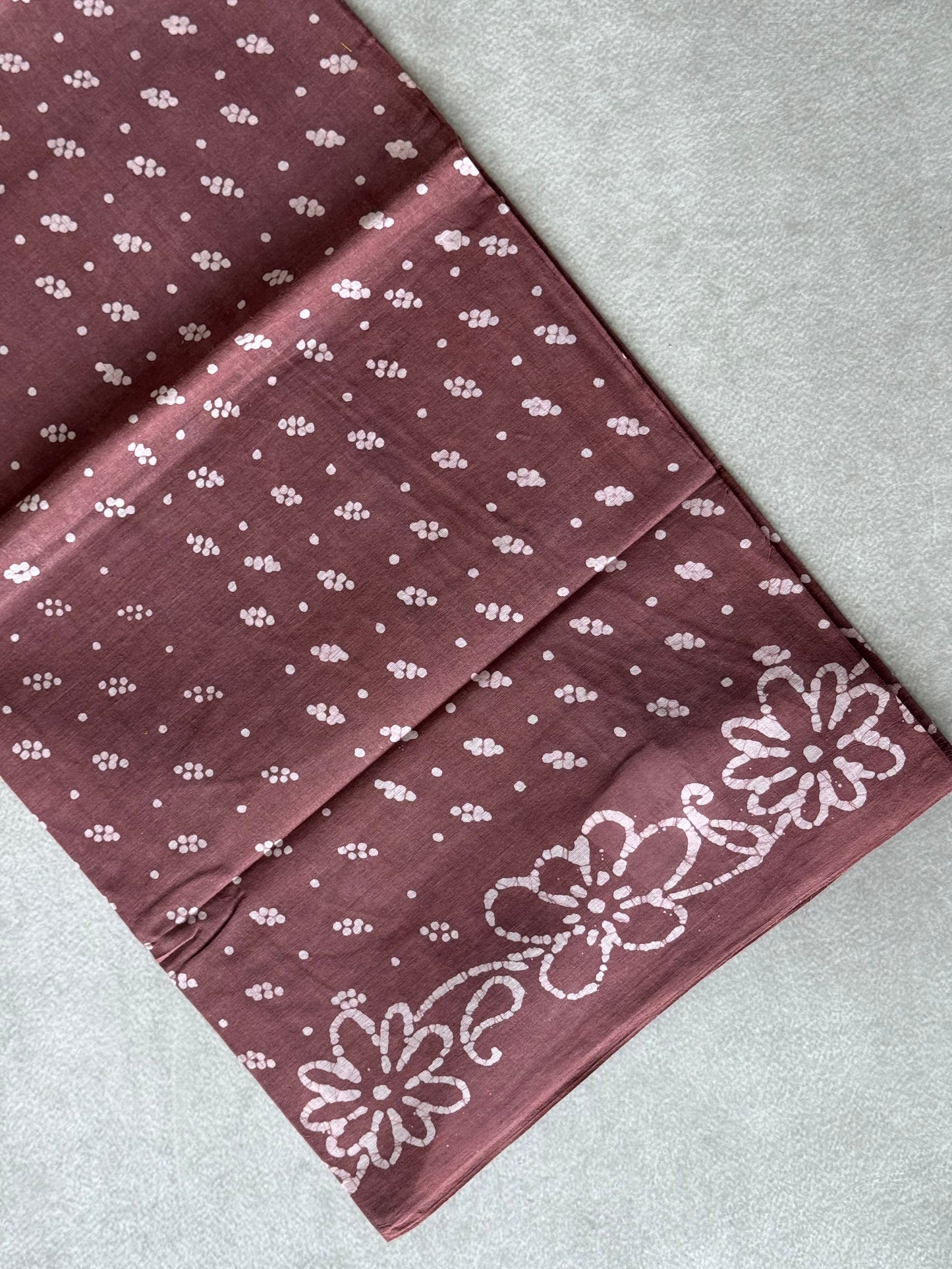 Block Printed Sungudi Saree
