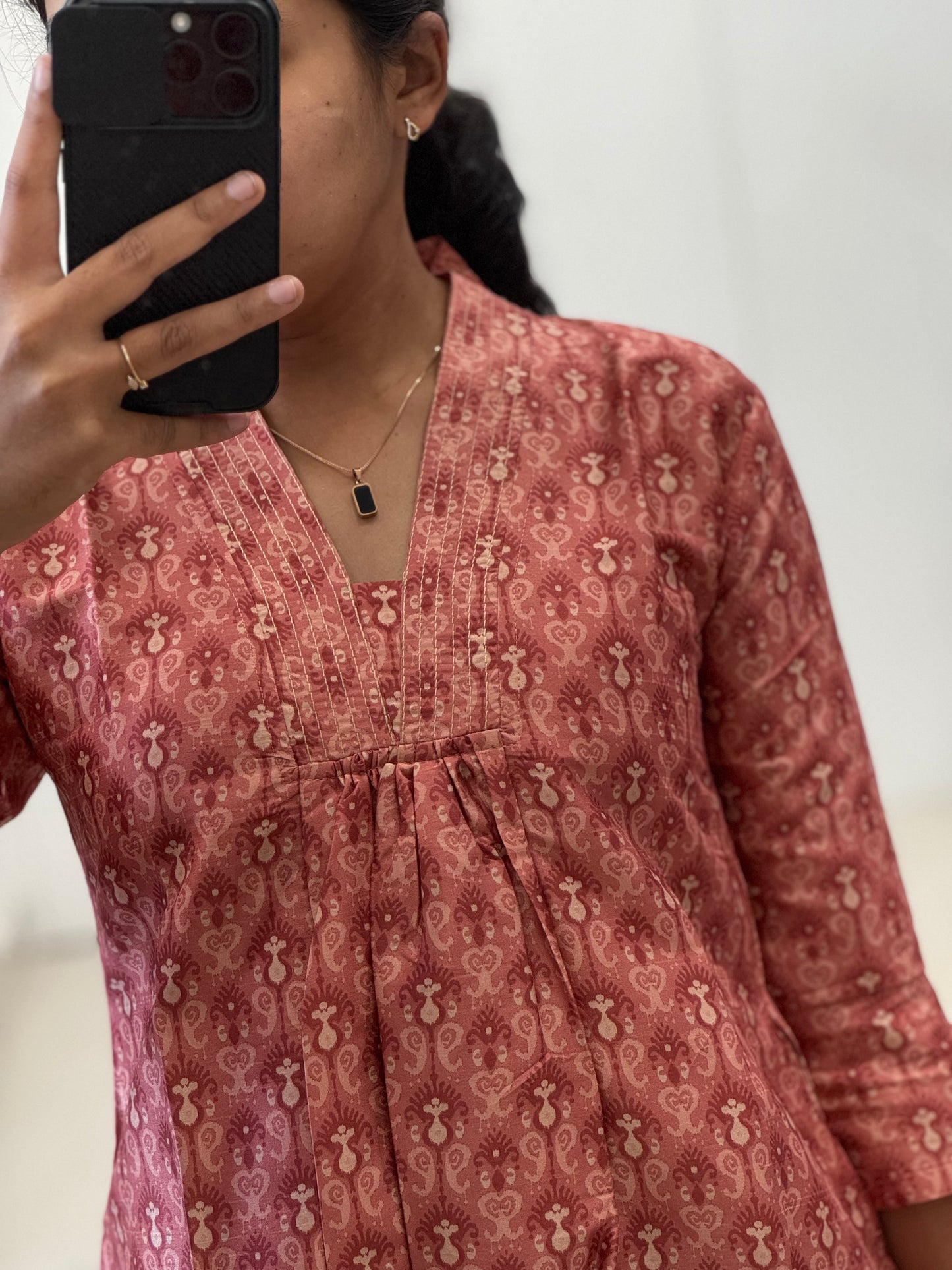 Pure Tusser A-Line Kurti