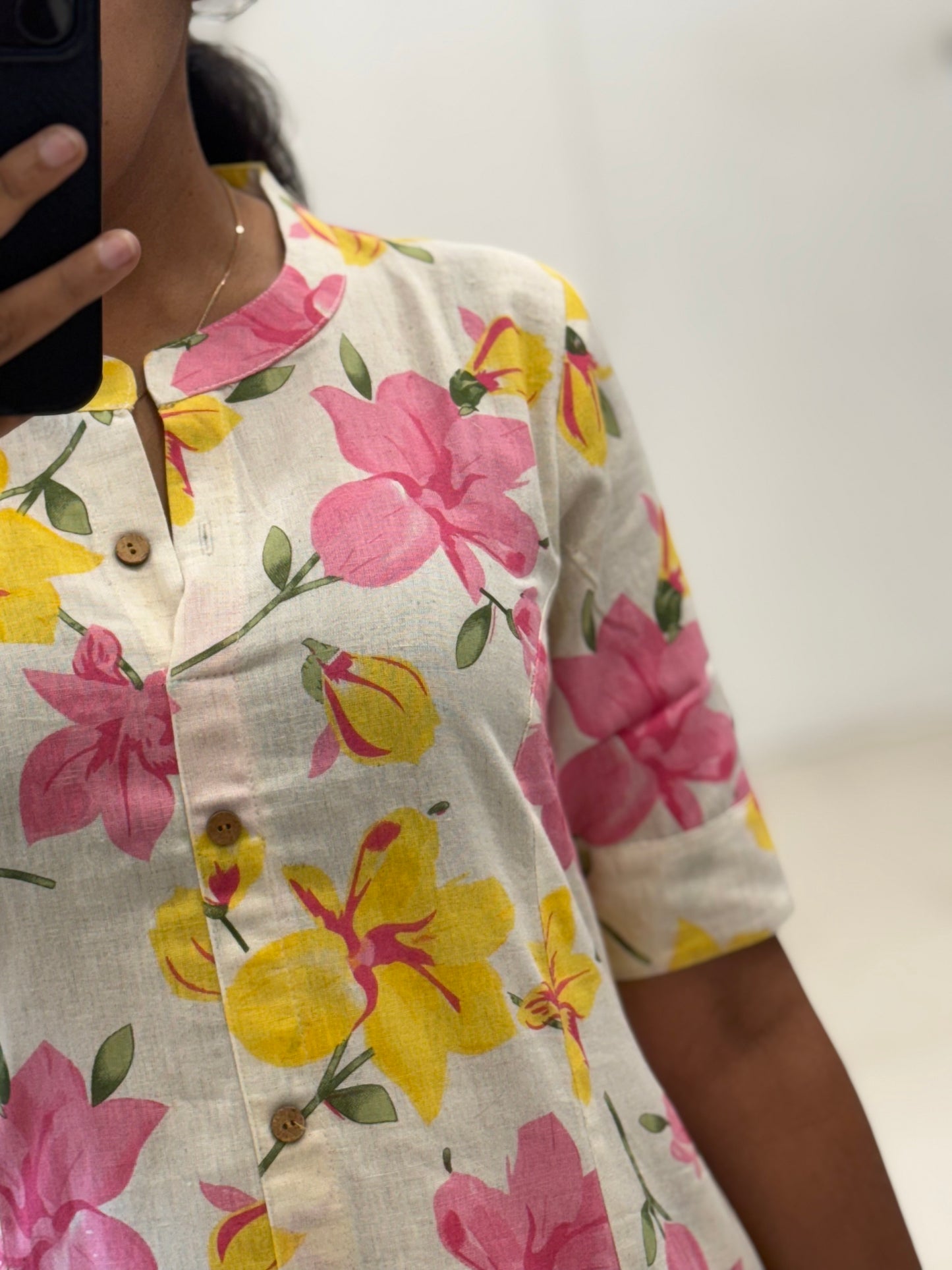 Kadhi Cotton A Line Kurti