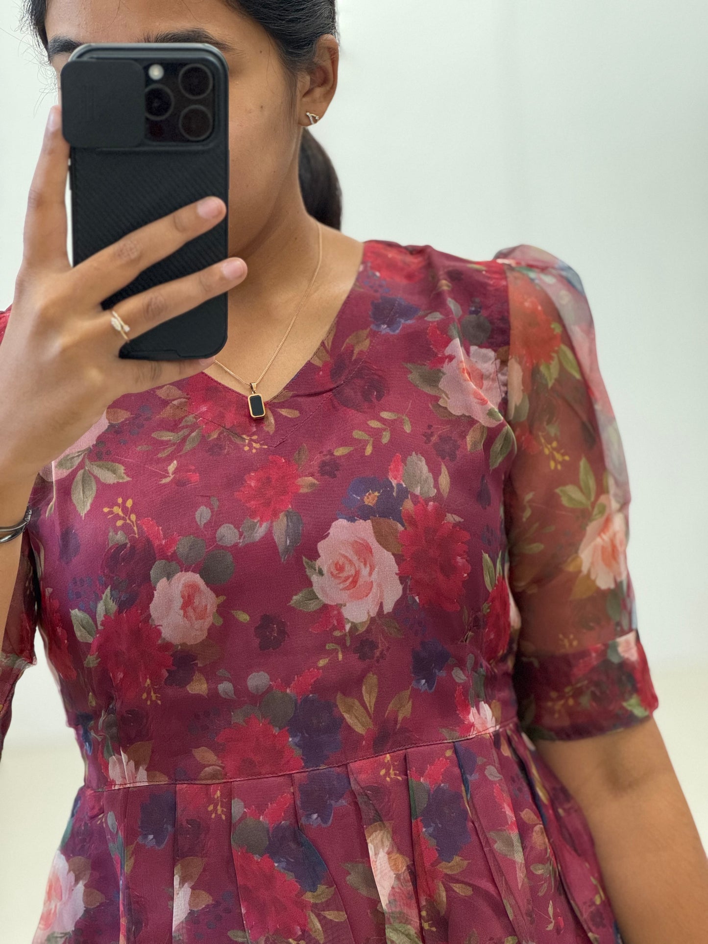 Organza Umbrella Kurti