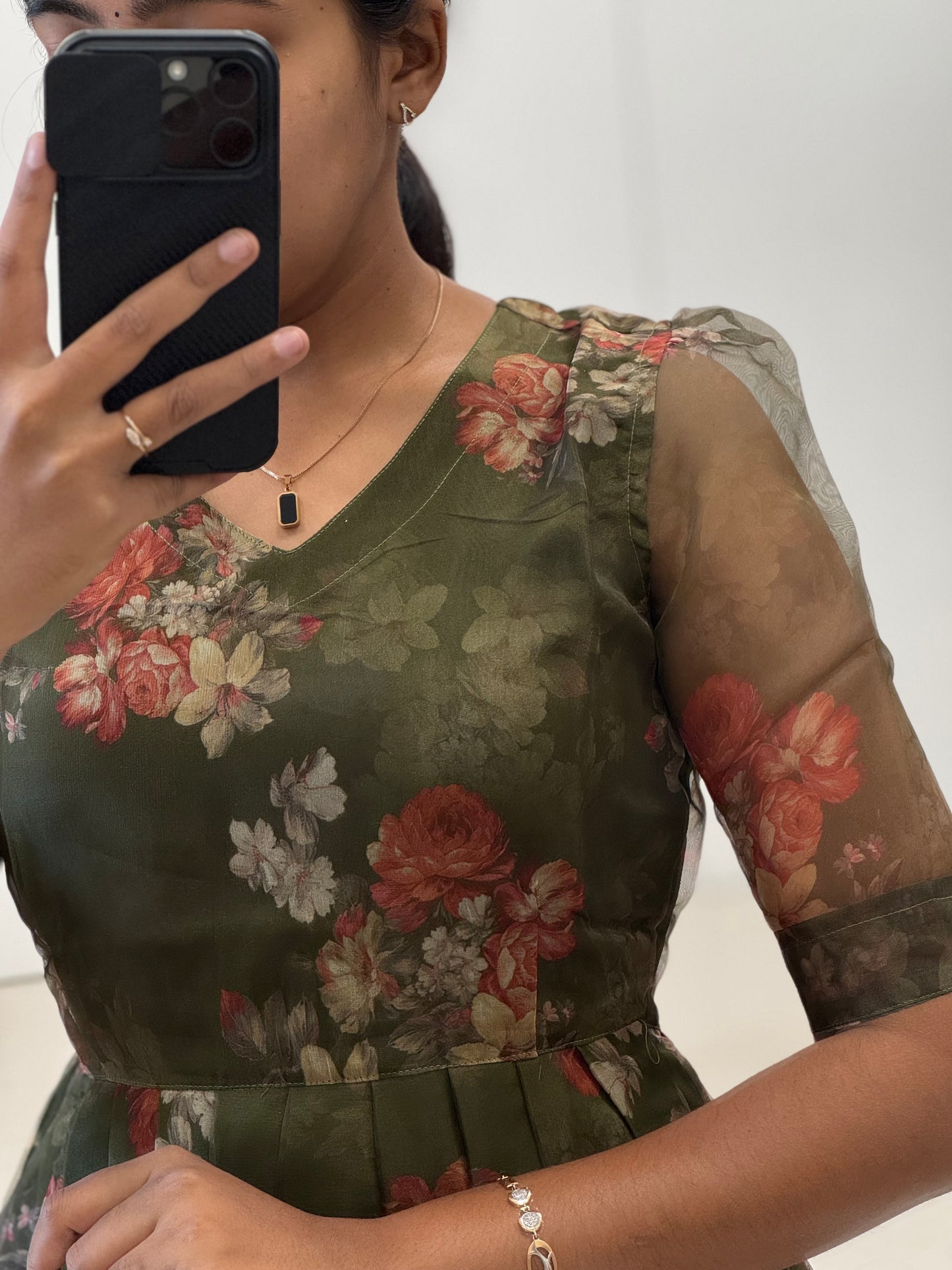 Organza Umbrella Kurti