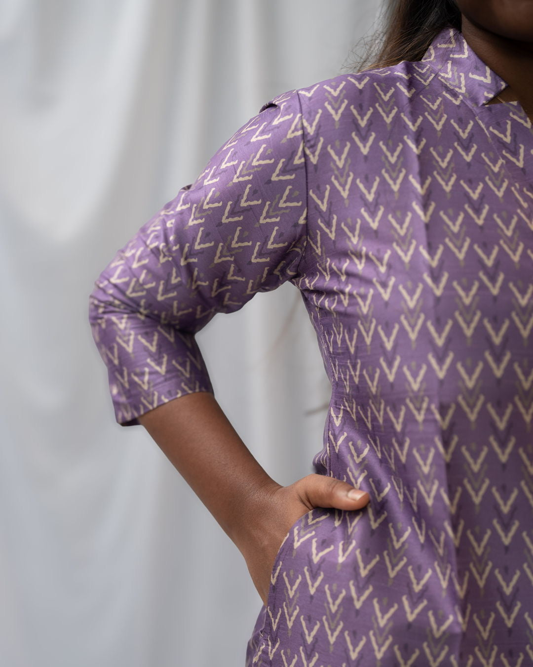 Pure Tusser Straight Kurti