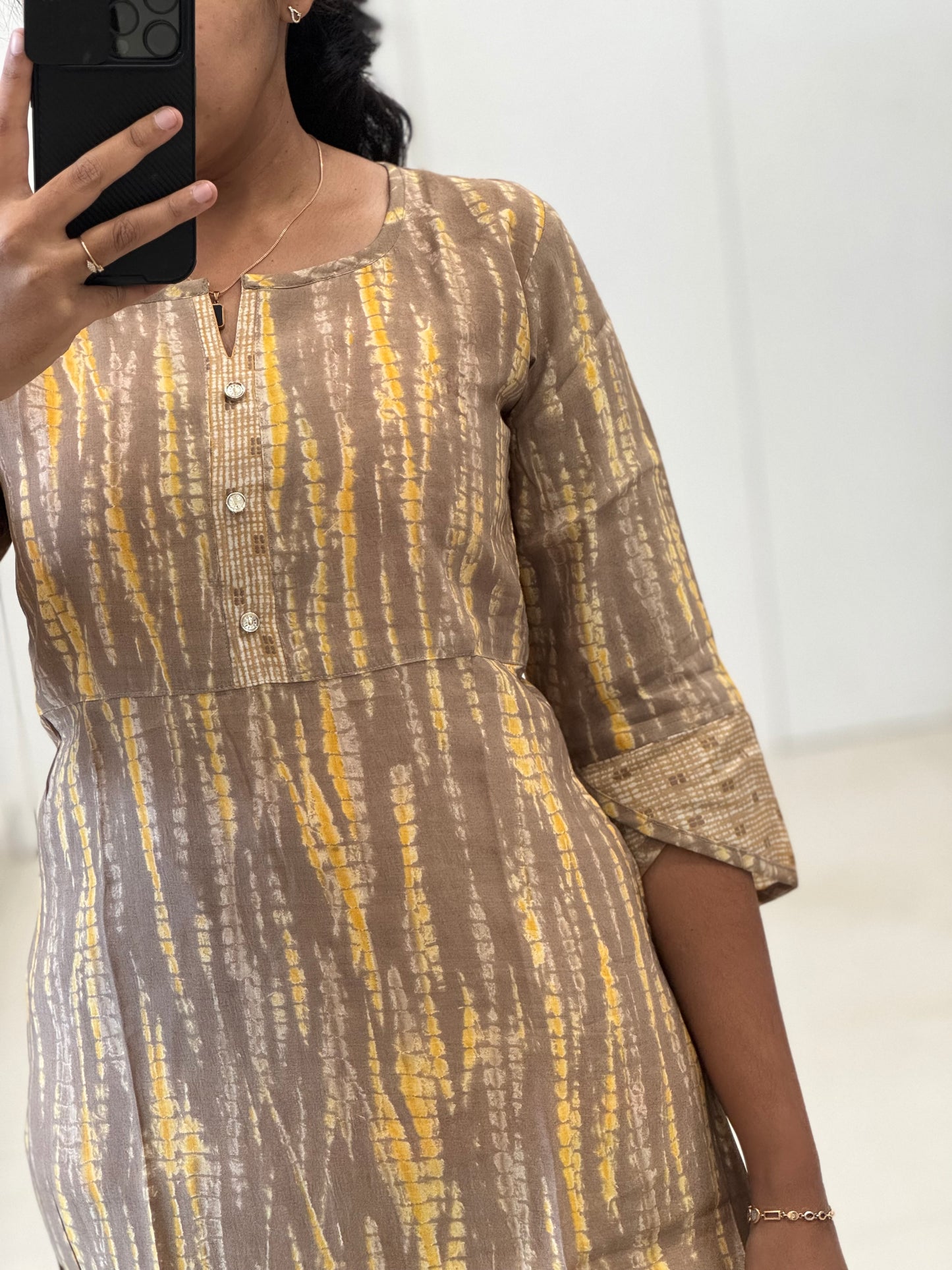 Mustard Rayon Co-ord set