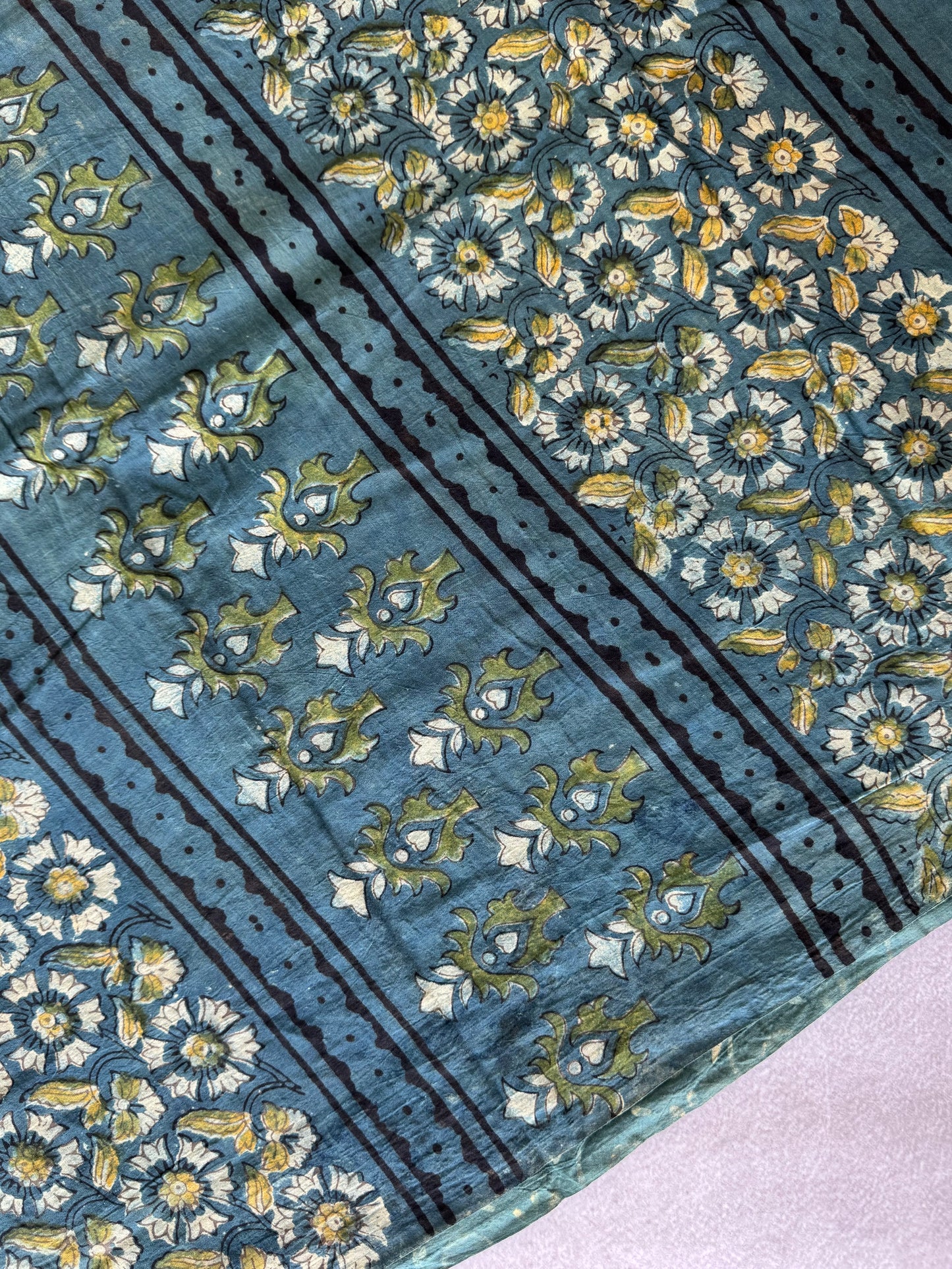 Pure Handblock Printed Mulmul Cotton