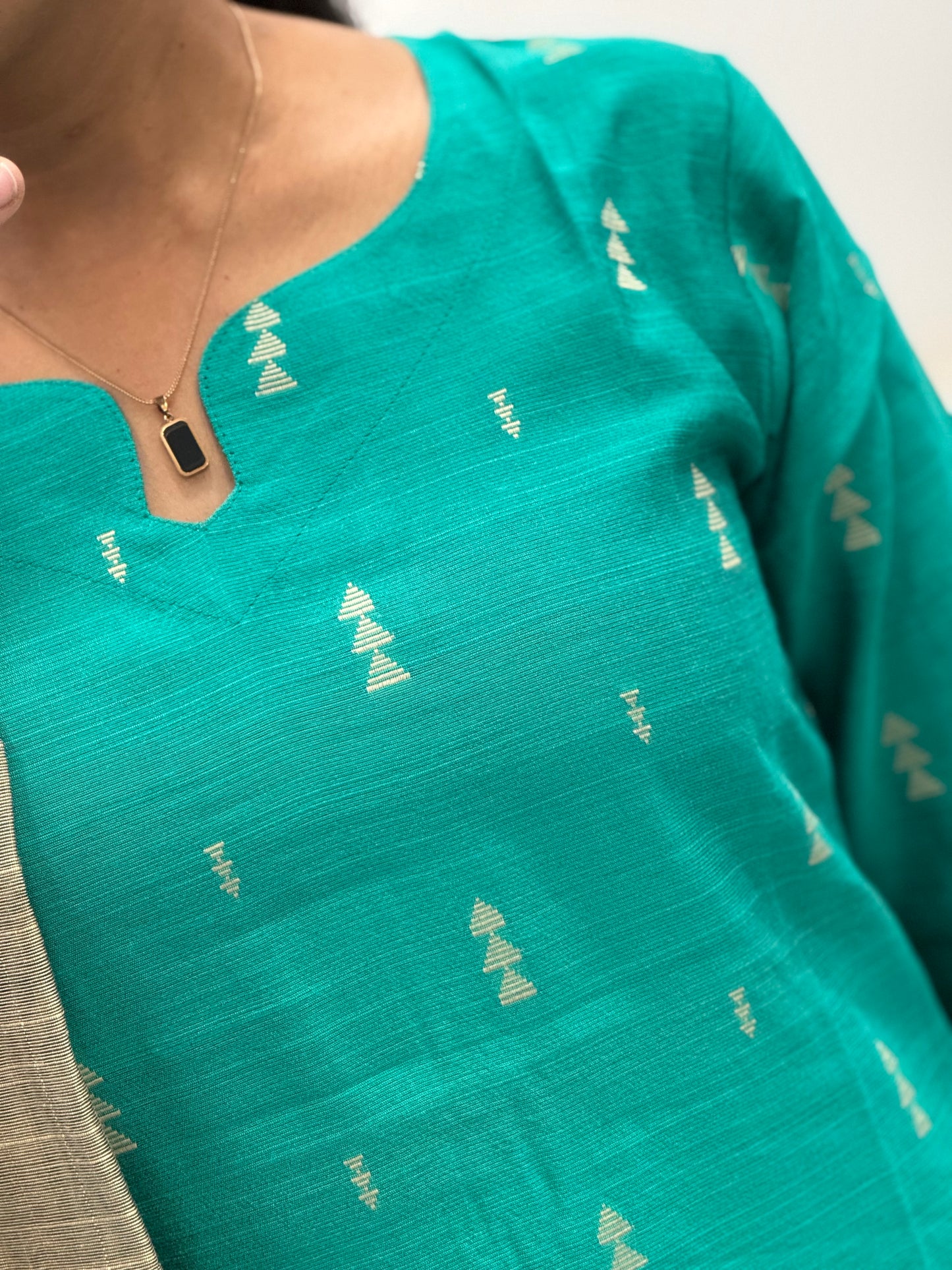 Pure Handwoven Raw silk 3-Piece Set