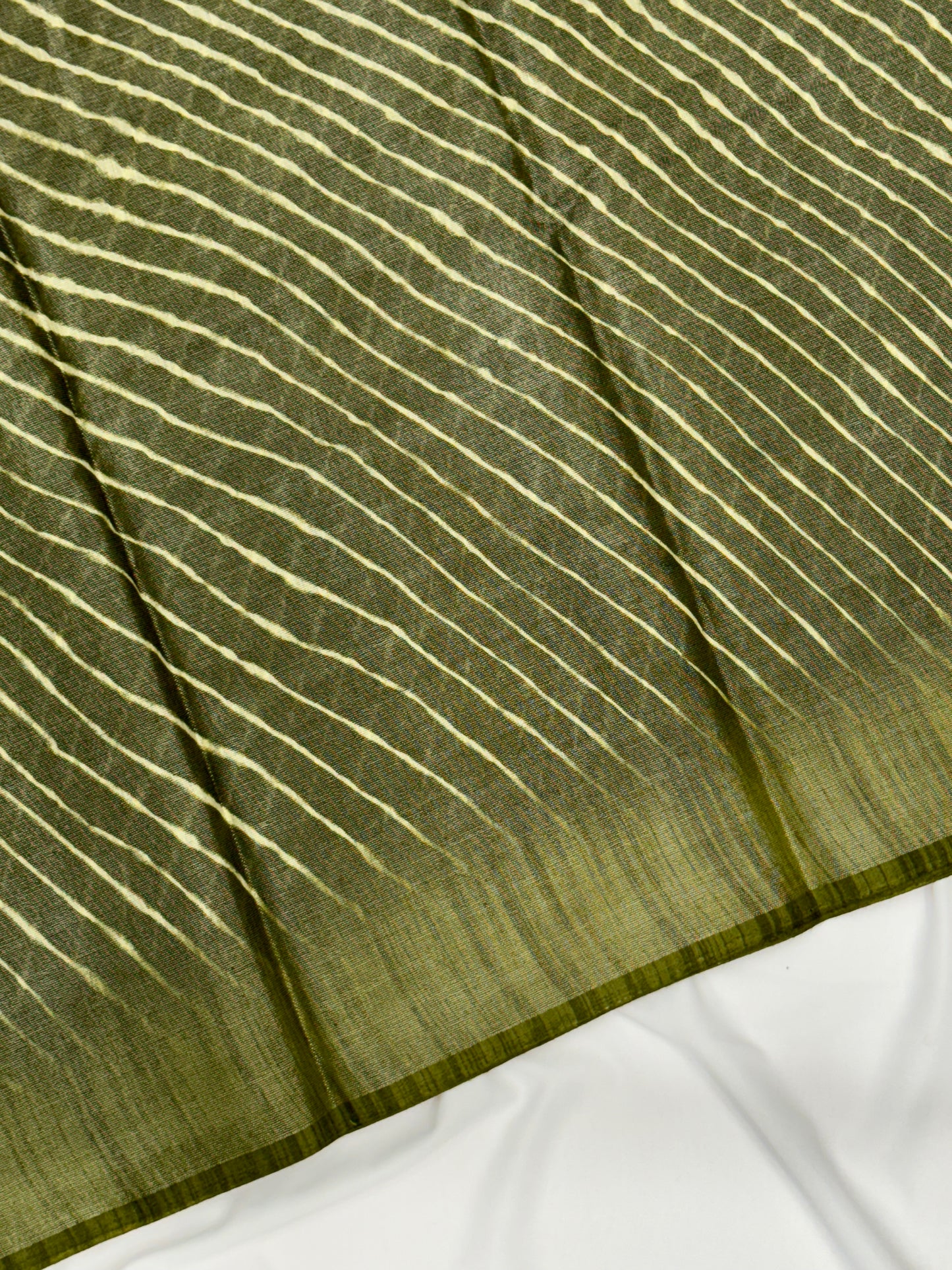 Striped Tissue Cotton Saree