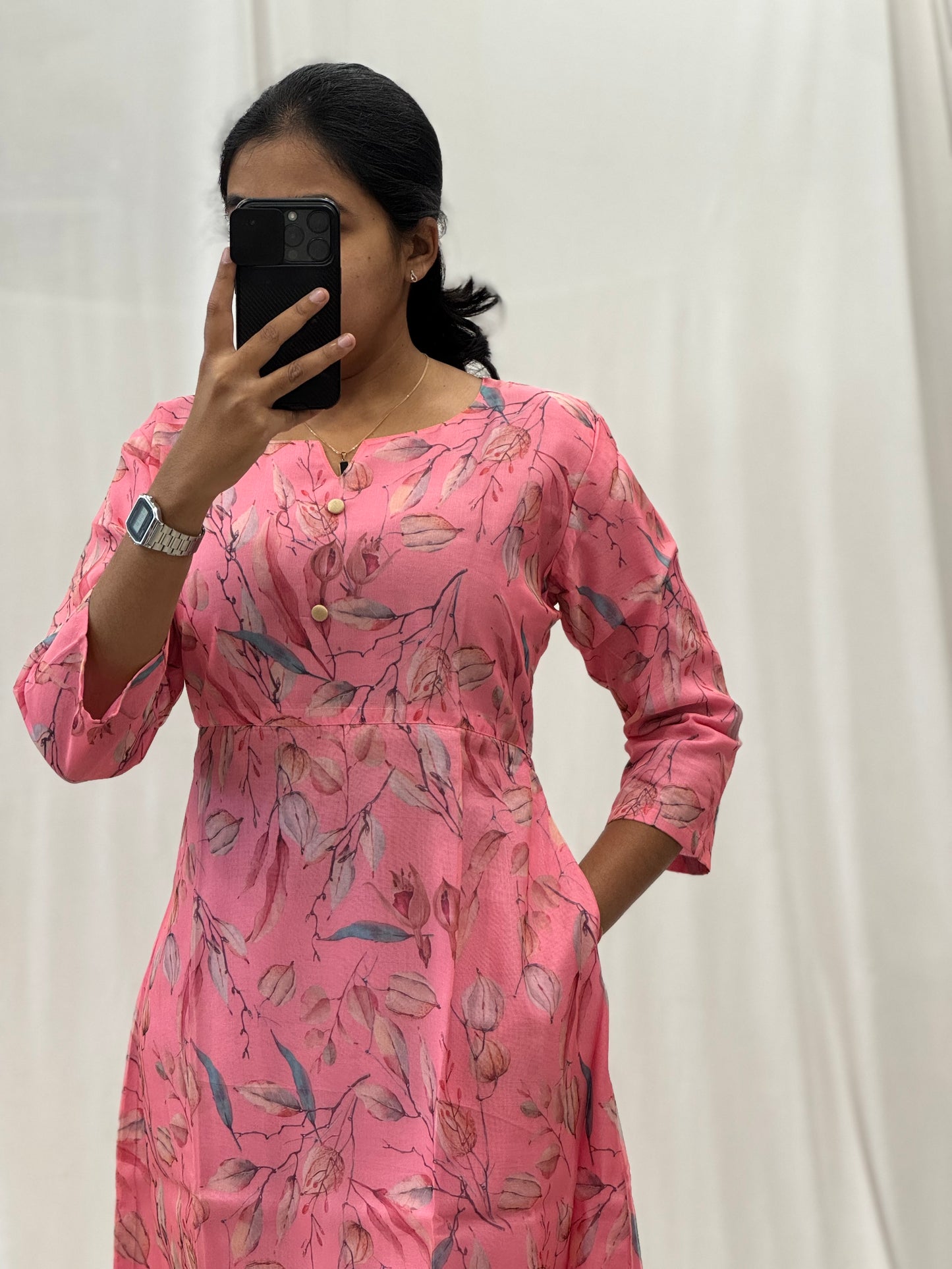 Soft Organza A Line Kurti