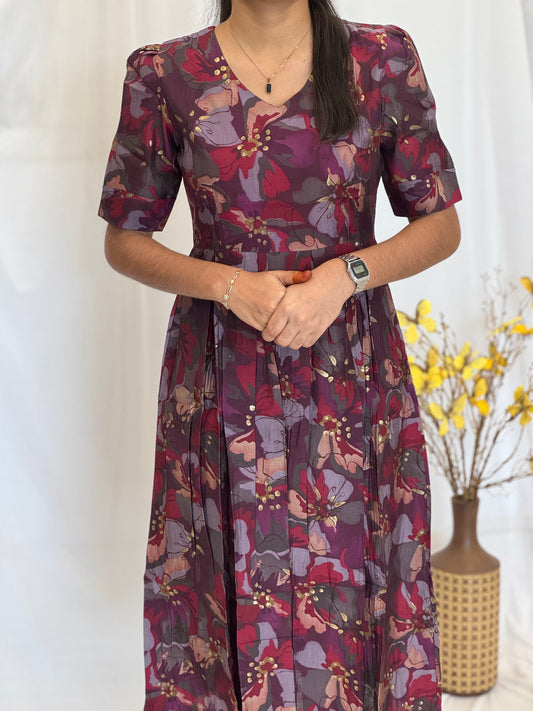 Modal Chanderi Umbrella Kurti