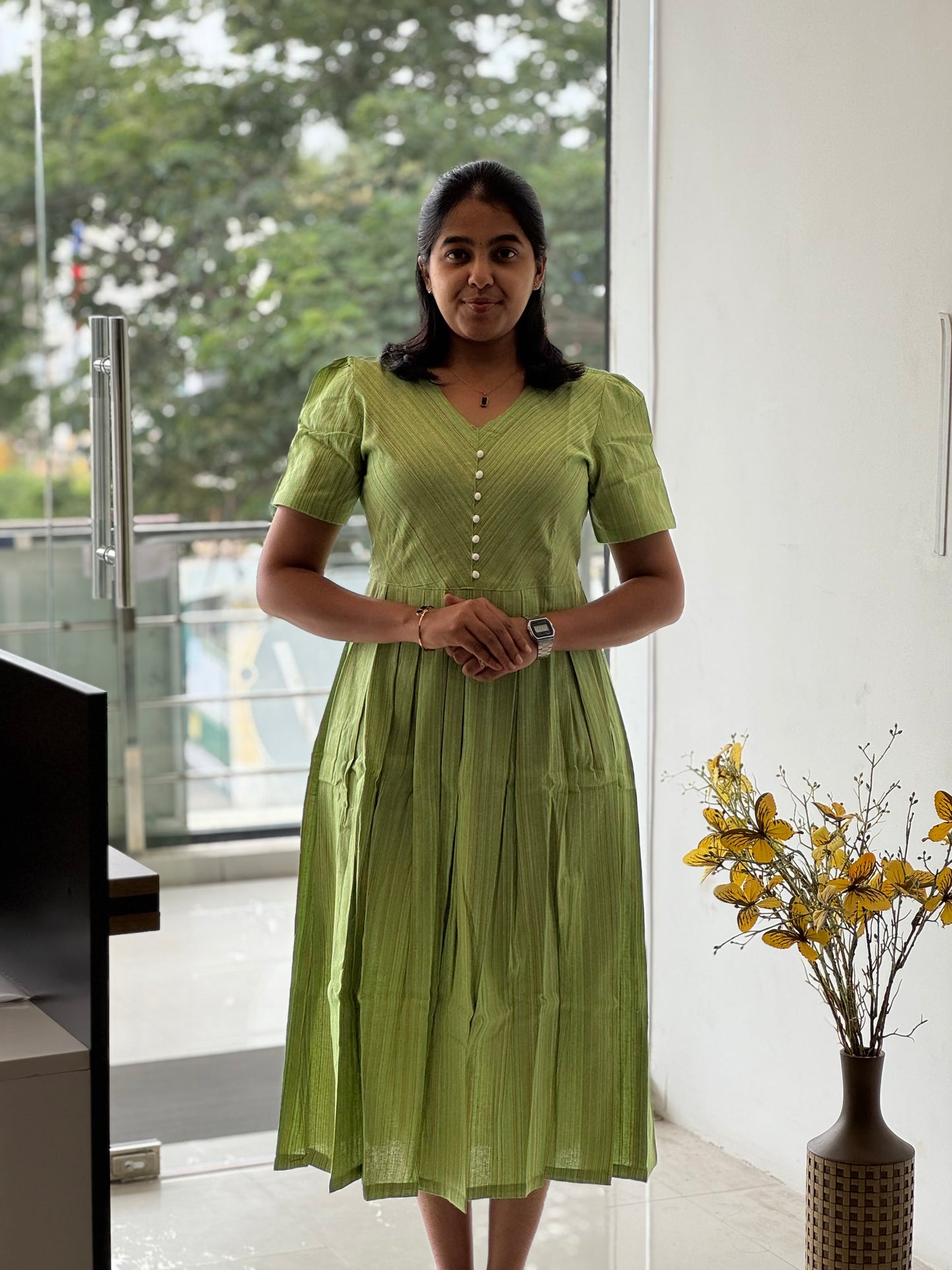 Woven Cotton Maxi