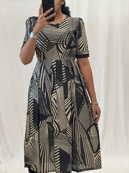 Spun Rayon Cotton Maxi