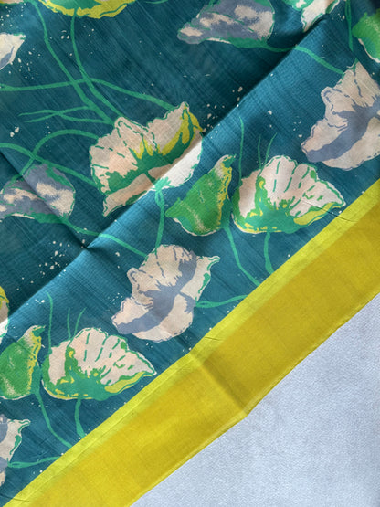 Digital Printed Semi Tusser Saree