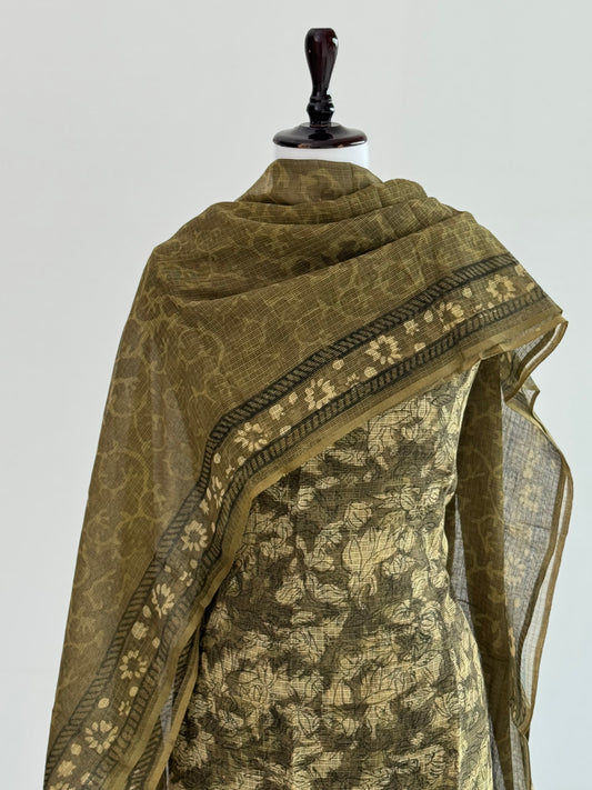 Ajrak Kota Doria Suit Set