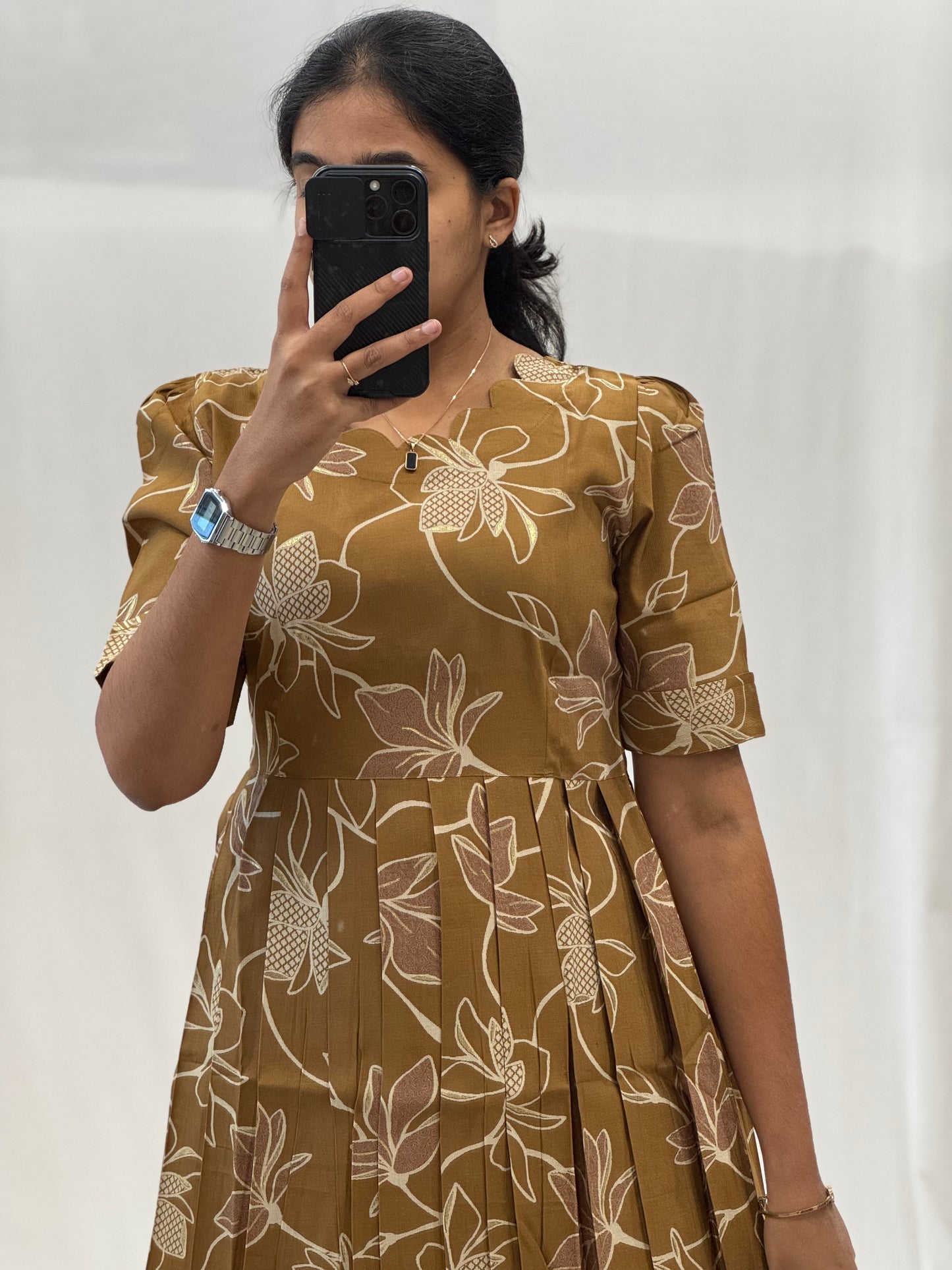 Spun Rayon Umbrella Kurti