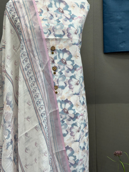 Lilen Digital Printed Unstitched Suit