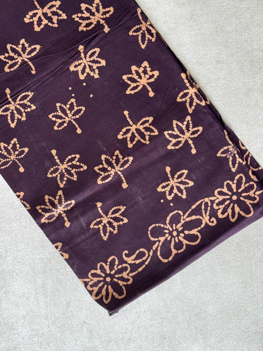 Block Printed Sungudi Saree