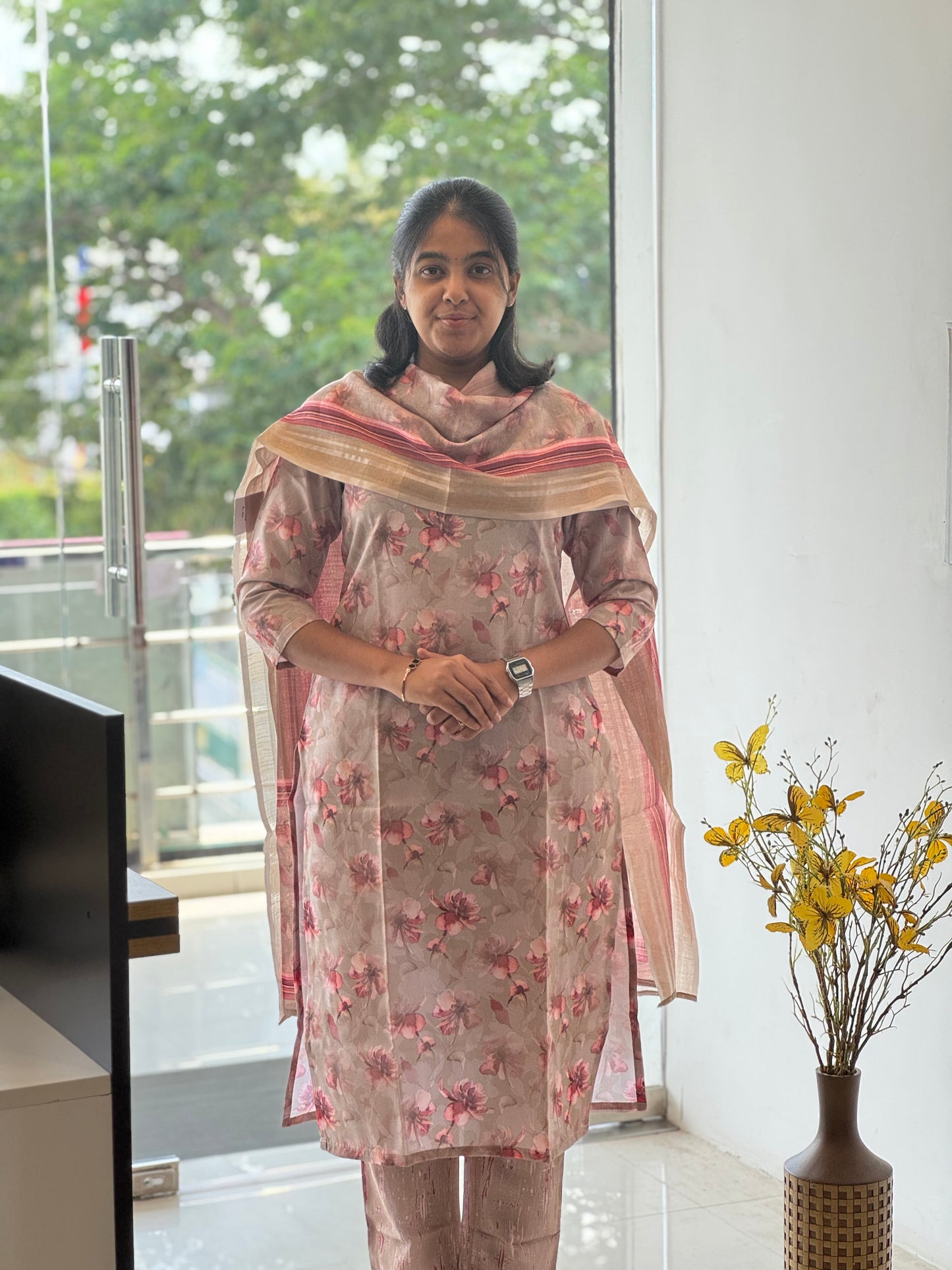 Sand Beige Linen Cotton 3 Piece Set