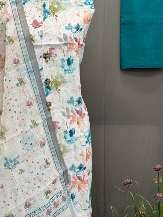 Lilen Digital Printed Unstitched Suit
