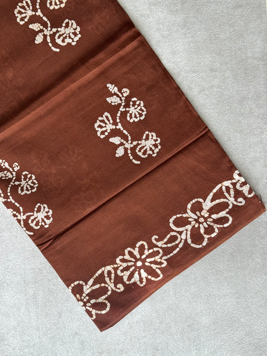 Block Printed Sungudi Saree