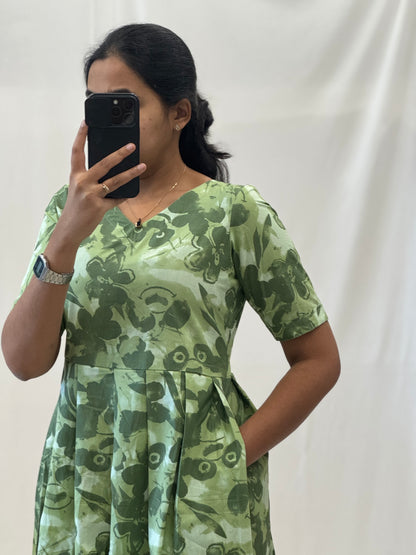 Laurel Green Cotton Maxi