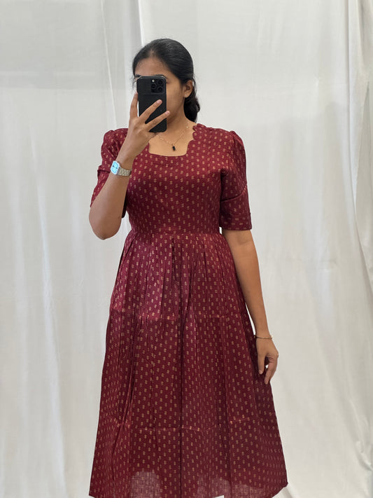 Rayon Maxi with Foil Buttas