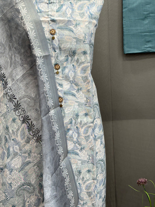 Lilen Digital Printed Unstitched Suit