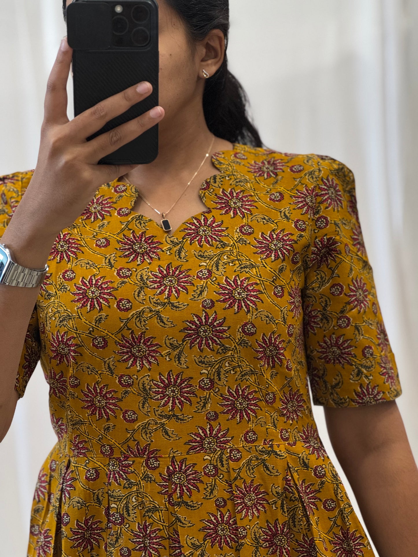 Kalamkari Cotton Maxi