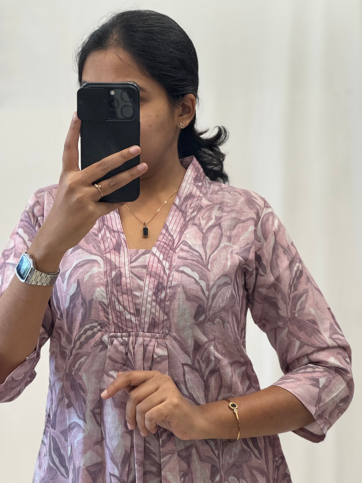 Linen Cotton A Line Dress