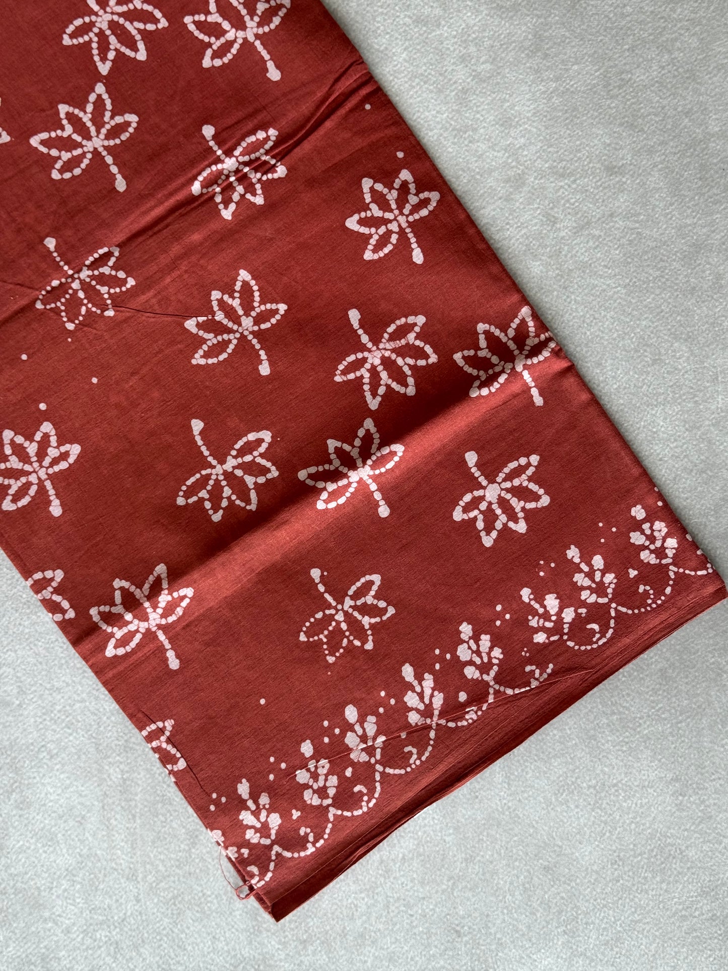 Block Printed Sungudi Saree