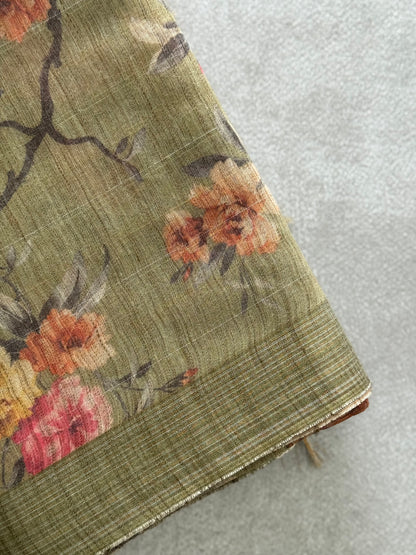 Lilen Cotton Saree