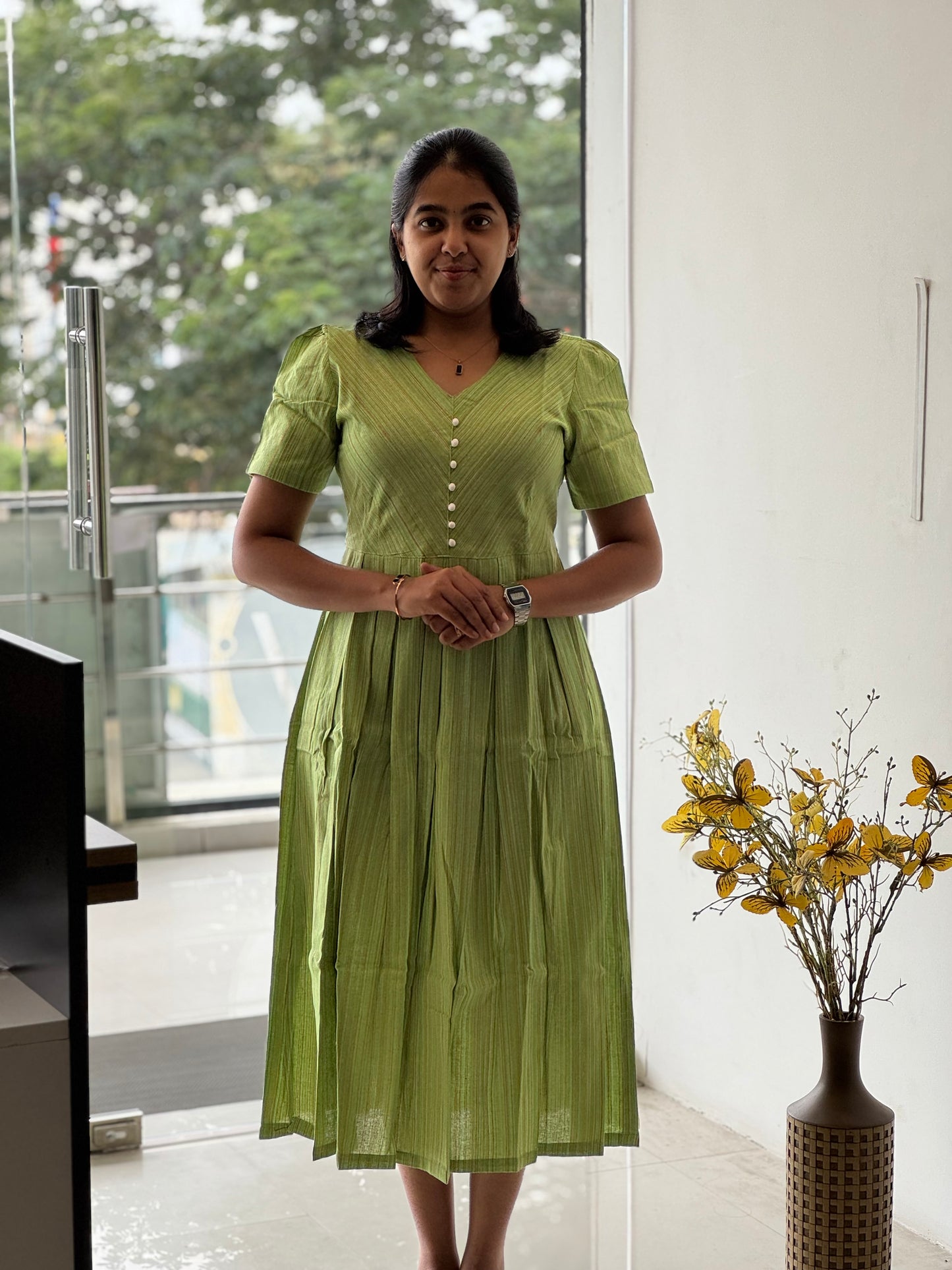 Woven Cotton Maxi