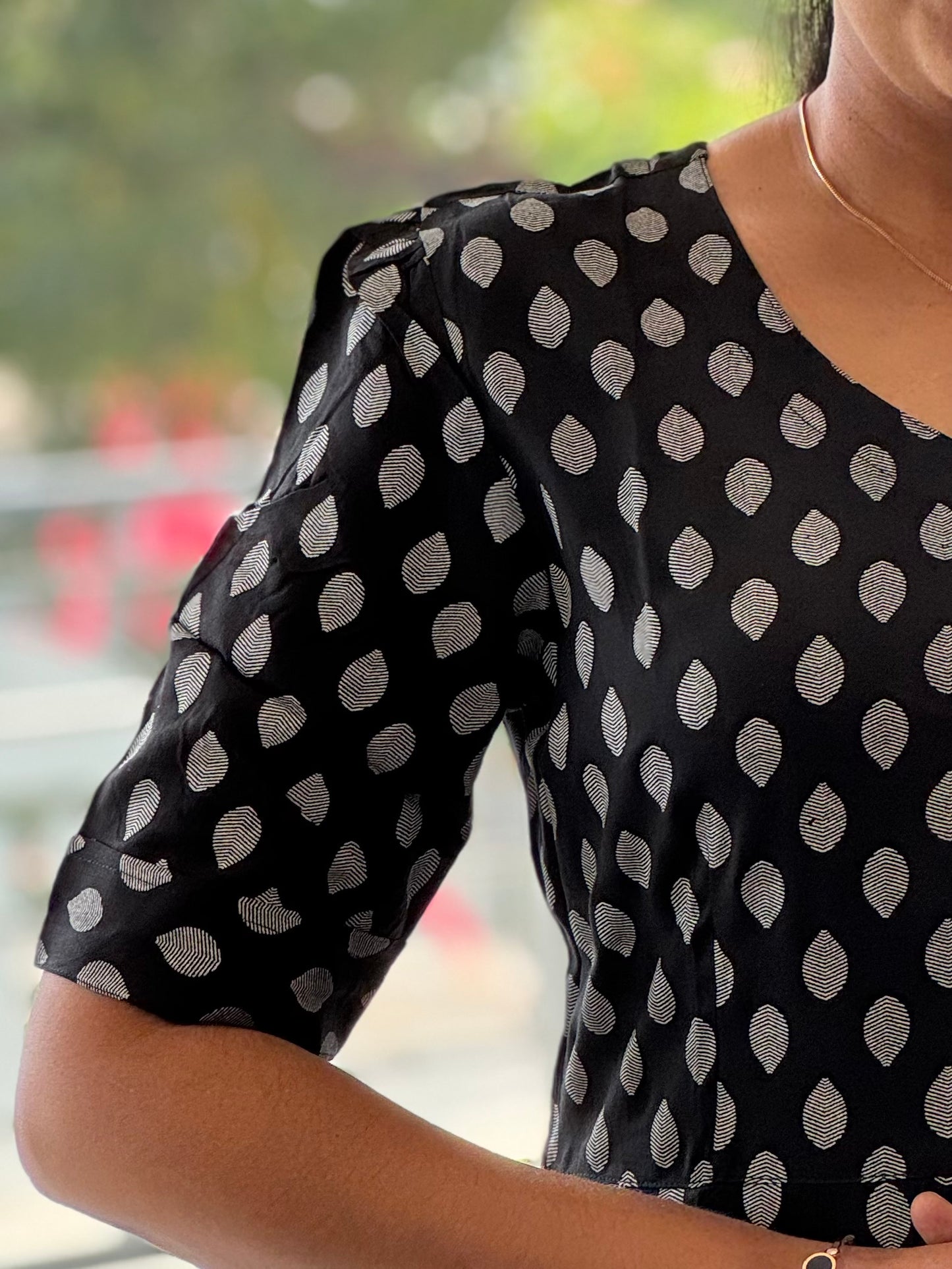 Black Rayon Maxi