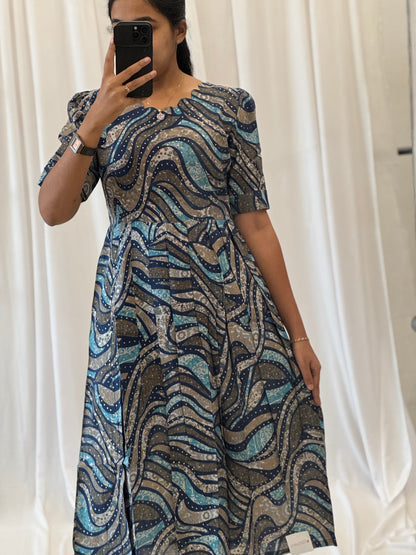 Modal Chanderi Umbrella Kurti