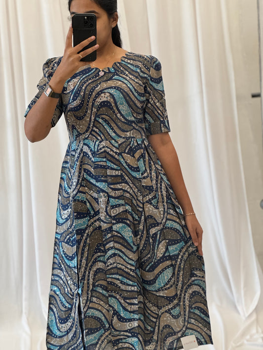 Modal Chanderi Umbrella Kurti